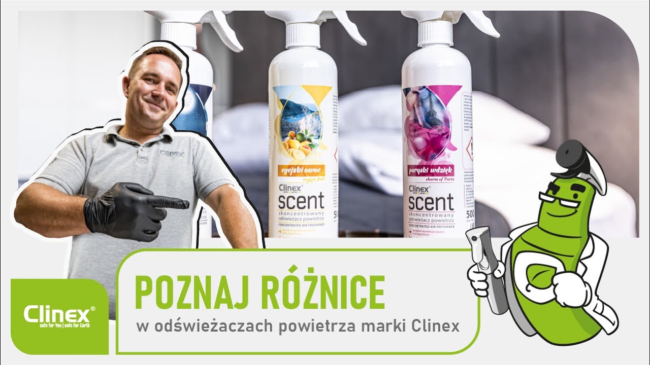 🌸 Różnice w odświeżaczach powietrza marki Clinex 🌬️🌸