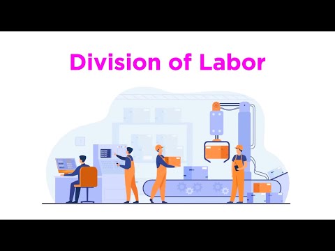 Specialization and Division of Labor