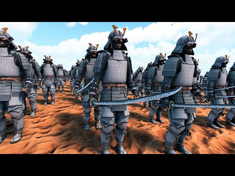 40,000 SAMURAI & 10,000 ARCHERS vs 1 MILLION ZOMBIES - UEBS 2