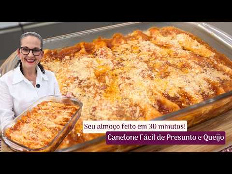 CANELONE FÁCIL, RÁPIDO E DELICIOSO DA ISAMARA! FAÇA SEU ALMOÇO EM 30 MINUTINHOS! - Isamara Amâncio