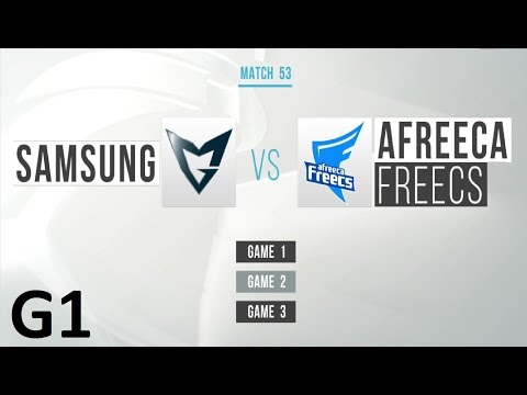 SSG vs AFS Game 1 Highlights - 2017 LCK SPRING SPLIT