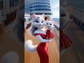 Pink Dolphins Save Cat And Kitten Cat Catstory Catlover