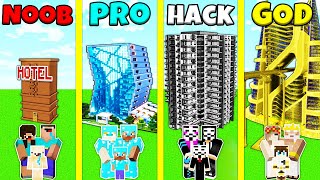 Minecraft Battle: NOOB vs PRO vs HACKER vs GOD: MO