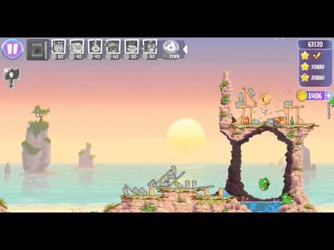 Angry Birds Stella Level 42 Episode 2 Walkthrough ★★★ Beach Day