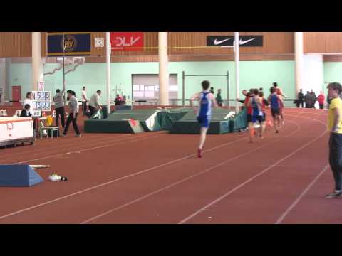 BBM Halle 26.01.2014 - 800m Männer 1. Zeitlauf