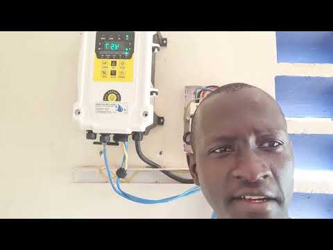 Automatic solar and AC pump controller with remote controlling | Remote controlled solar pumping