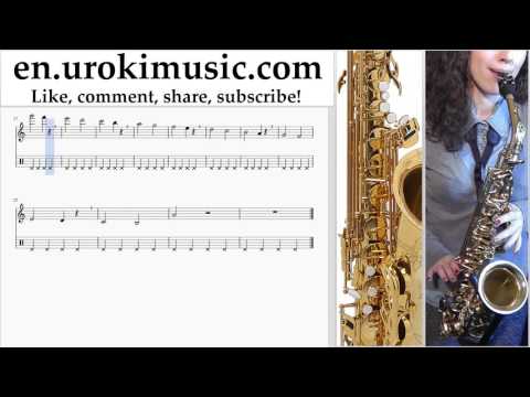 How to Play Saxophone (Tenor) Lukas Graham - 7 Years Tabs Part#1 exercises, scales um-i352