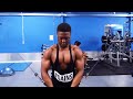 CHEST & ARMS w/commentary (HD) // 17 Year Old Bodybuilder // Power & Bodybuilding