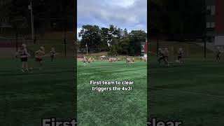 Iona's 4v3 Breakout Drill #lacrosse #shorts