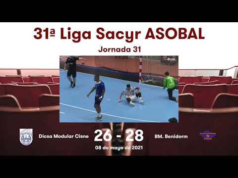 31ª Liga Sacyr ASOBAL J31: Dicsa Modular Cisne - BM. Benidorm 26-28