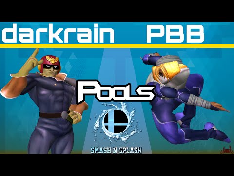 SNS - darkrain (C. Falcon) vs Princess Bumble Bee (Sheik) - Melee Pools