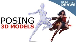 Clip studio paint -How to pose 3D models