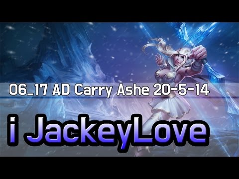 06_17 i JackeyLove AD Carry Ashe//원딜 애쉬 하이라이트 20-5-14