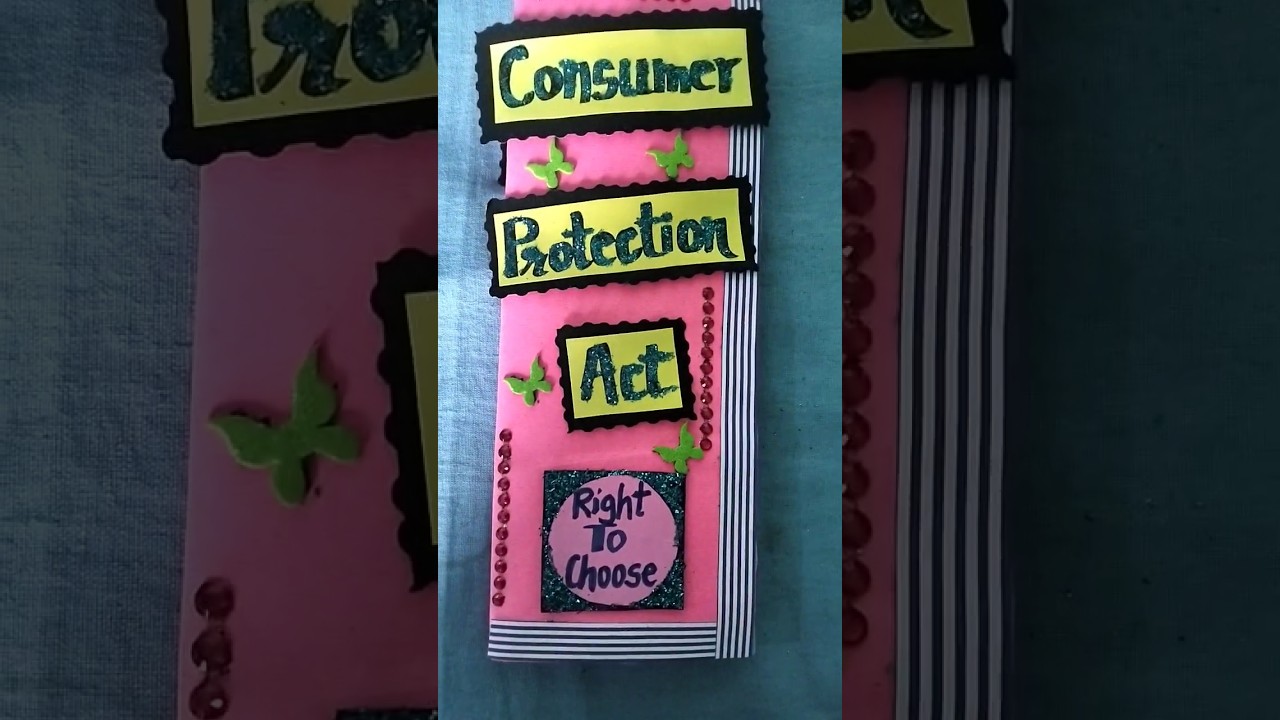 Brochure|Consumer protection act #trending #brochure #consumerprotectionact #craftideas #ytshorts