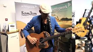 Video thumbnail for Schlagwerk SamJam und Multiclaps - Guitar Summit 2018 by Matthias Wasser Guitar