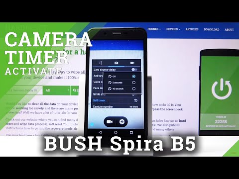 How to Set Camera Timer on BUSH Spira B5 – Delay Photo Up to 10 Seconds