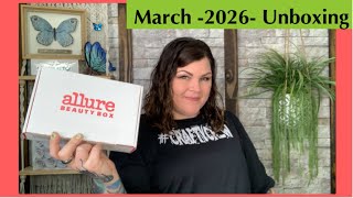 Allure Beauty Box March -2026- Unboxing