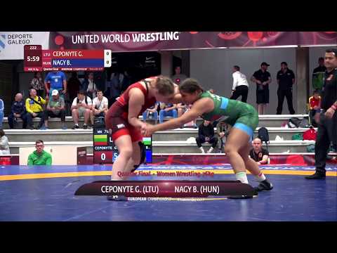 1/4 WW - 76 kg: G. CEPONYTE (LTU) v. B. NAGY (HUN)