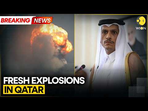 Explosions Rock Doha: Qatar Intercepts Missiles & Drones Amid Regional Escalation | WION BREAKING