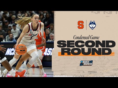 UConn vs. Syracuse - Second Round NCAA tournament extended highlights