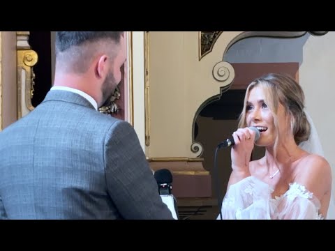 Braut singt auf eigener Hochzeit für ihren Bräutigam - Helene Fischer - Alles von mir (Cover)