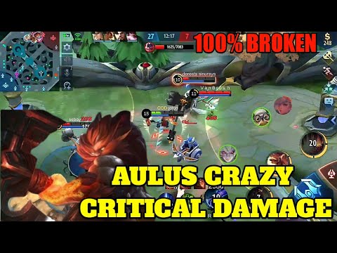 100% Broken!! Aulus Crazy Critical damage-Gameplay Aulus