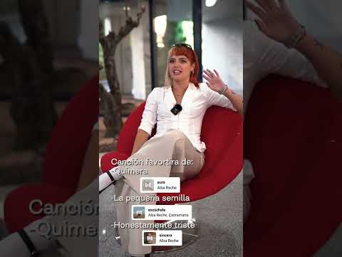 ALBA RECHE elige sus canciones favoritas de QUIMERA, LA PEQUEÑA SEMILLA y HONESTAMENTE TRISTE