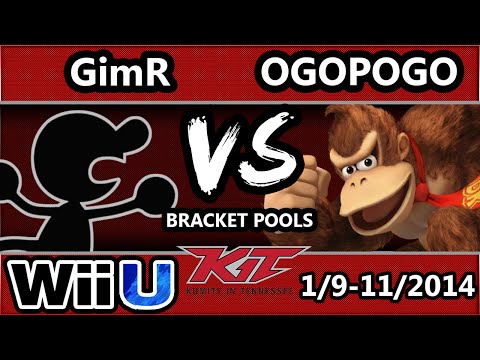 KiT 15 - Ogopogo (Donkey Kong, Pikachu) Vs. VGBC | GimR (Falco, G&W) SSB4 Pools - Smash 4 Wii U