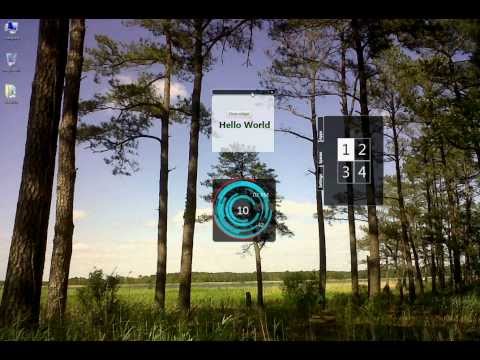 JavaFX 8 widget framework eWidgetFX (TrayFX) now with title bar support.