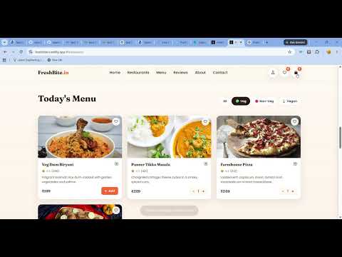 Task Demo - DAS001861 - FreshBite - Online Food Ordering