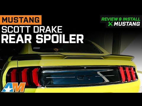 2015-2022 Mustang Fastback Scott Drake Rear Spoiler; Satin Black Review & Install