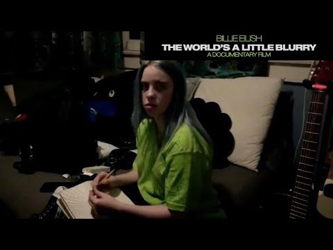 ,,Are you seriously implying that you jump off the roof?" the world's a little blurry Billie Eilish