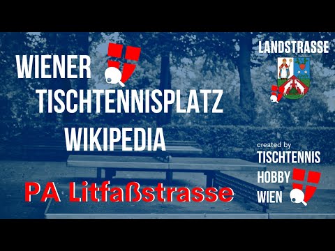 Wiener Tischtennisplatz Wikipedia🏓 Landstrasse - 3. Bezirk - PA Litfaßstraße