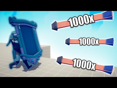 SUBZERO MIRROR SHIELD vs 1000x OVERPOWERED UNITS - TABS | Totally Accurate Battle Simulator 2023