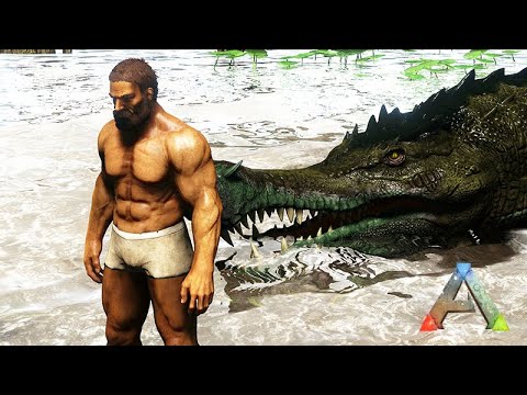 Conhecendo os meus VIZINHOS nada agradáveis - Sobrevivendo no Pântano Perigoso  - ARK