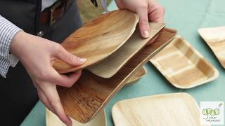 Plates Made From Palm Leaves?