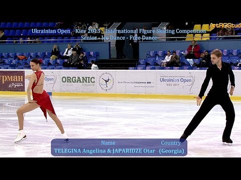 UO2013 TELEGINA Angelina & JAPARIDZE Otar (GEO)Senior Ice Dance FD(TЕЛЕГИНА Ангелина,ДЖАПАРИДЗЕ Отар