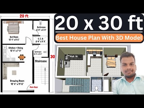 15x30 House Design 15x30 House Plan 15x30 ghar ka naksha 15x30 house plan 3d 3D house Plans