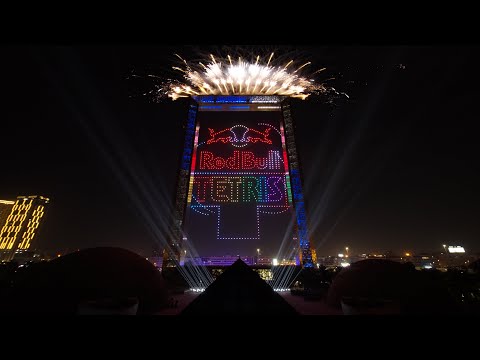 2,800 drones RGB se convierten en el juego de Tetris más grande del mundo: la final mundial de Tetr