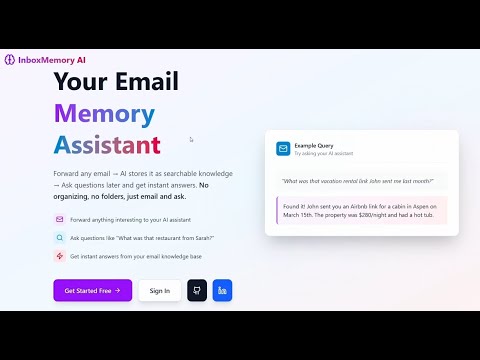 InboxMemory AI Demo