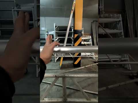 mobile tower scaffold with ladder beam part 2
