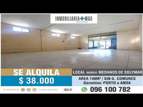 En Alquiler: Local Comercial I Medanos de Solymar