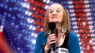 Lorraine (The Dancing Queen) on Britain's Got Talent 2011 Week 1