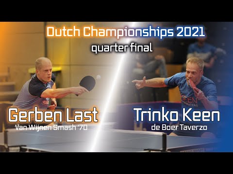 Dutch Championships 2021 quarter-finals - Gerben Last vs Trinko Keen 全オランダ大会2021