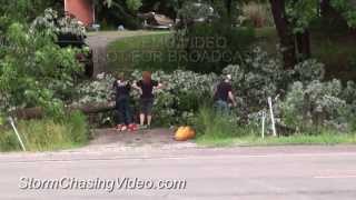 preview picture of video '6/29/2013 Christopher, IL Storm Damage'