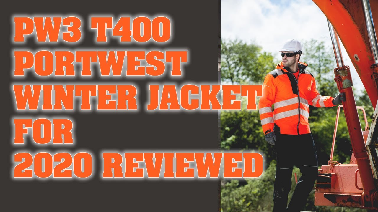 Watch video T400 - Portwest PW3 Hi-Vis Winter Jacket in Hiviz Orange with Black Now T400 - Portwest PW3 Hi-Vis Winter Jacket in Hiviz Orange with Black