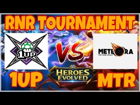 🔴LIVE: HEROES EVOLVED- 1UP VS METEORA || RNR TOURNAMENT || QUARTER FINALS 4