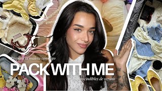 pack with me ✧ qué llevo en la maleta de playa: outfits, skincare & favoritos de verano