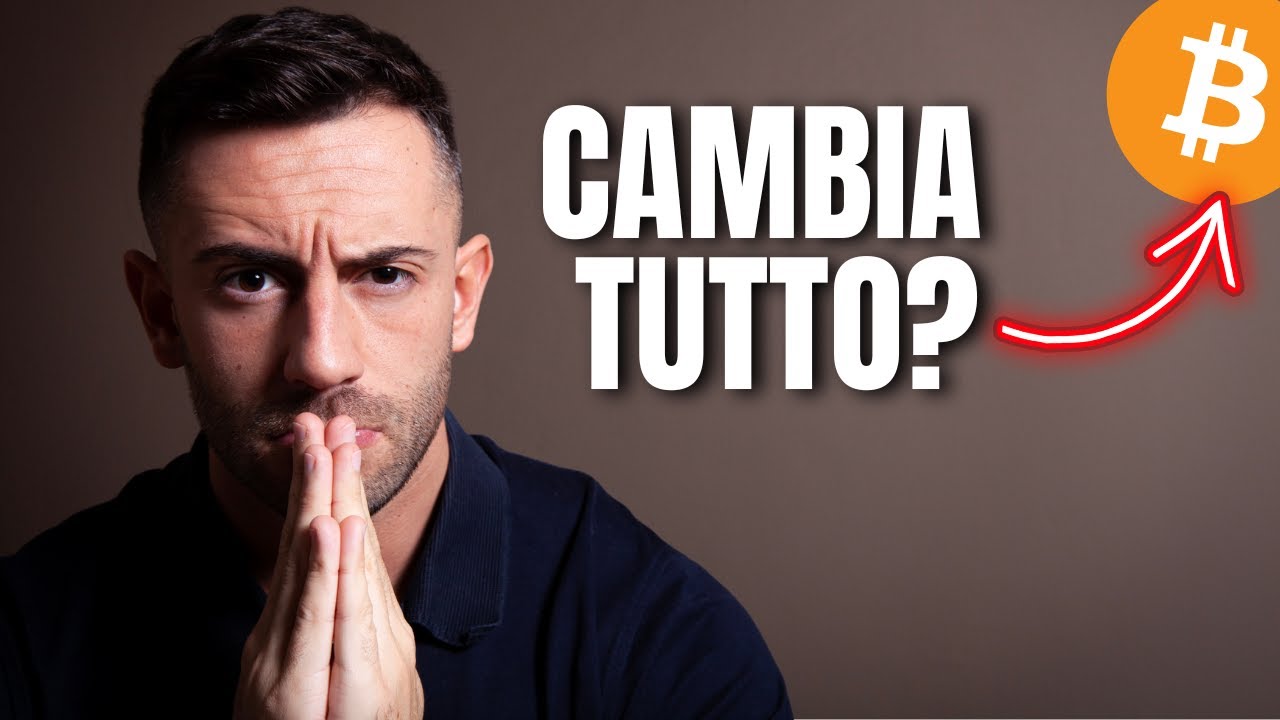 BITCOIN... Questo potrebbe cambiare tutto.......