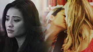 sleep well; i feel you've ruined me forever. { emily/alison }